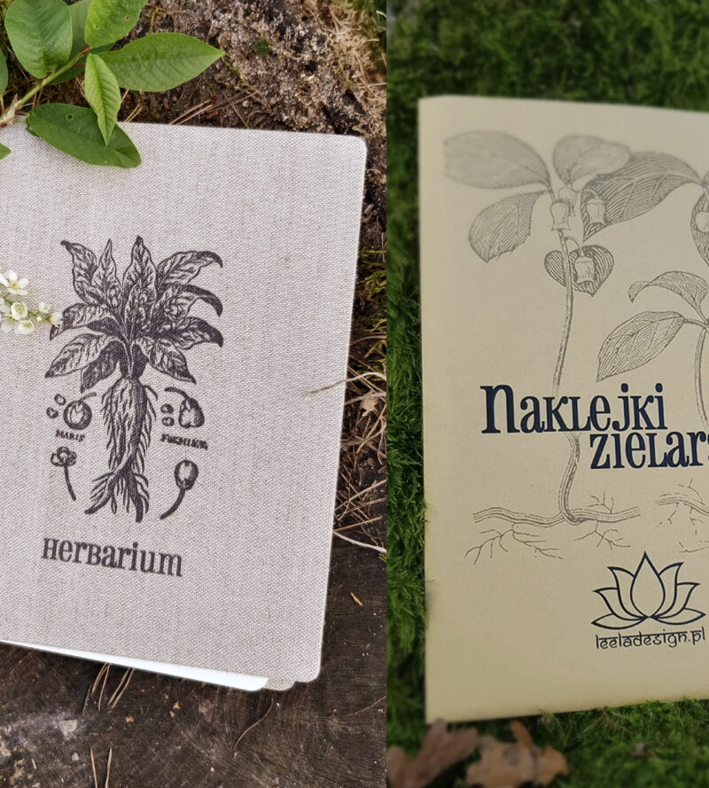 Zestaw botanika - ZIELNIK + NAKLEJKI ZIELARSKIE