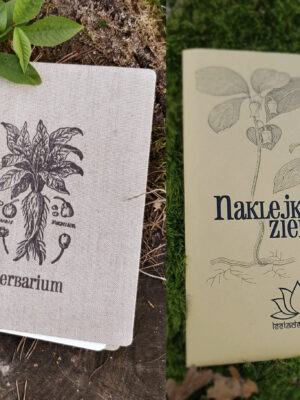 Zestaw botanika - ZIELNIK + NAKLEJKI ZIELARSKIE